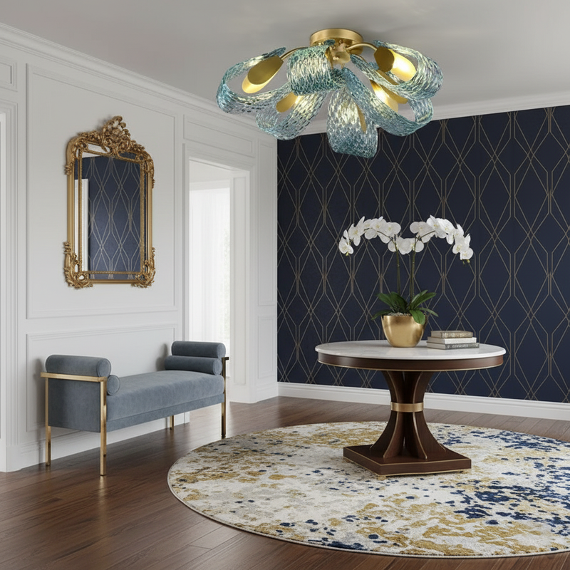 Mocenigo Azure Ceiling Light