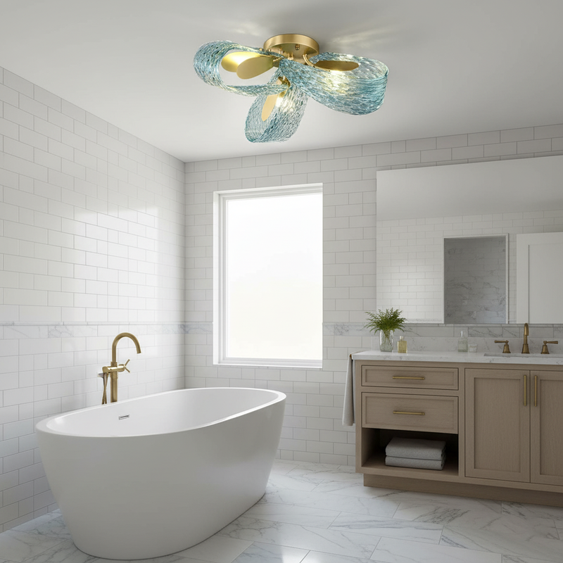 Mocenigo Azure Ceiling Light