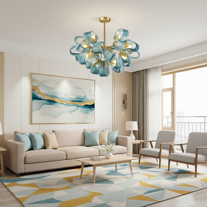 Mocenigo Azure Chandelier