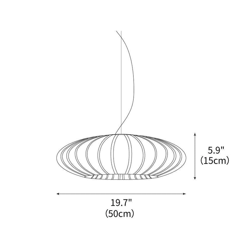 Modern Maranga Pendant Light 19.7"