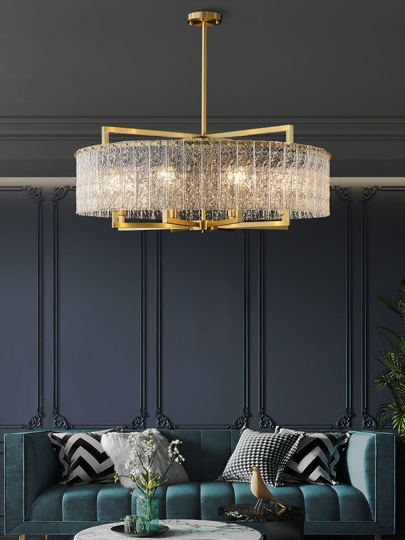 Modern Drum Chandelier