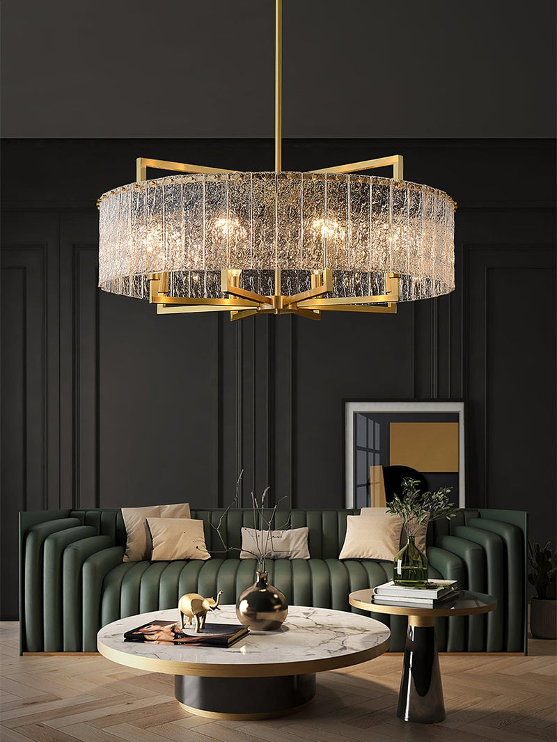 Modern Drum Chandelier