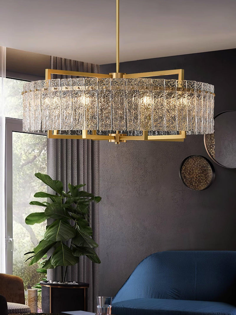 Modern Drum Chandelier