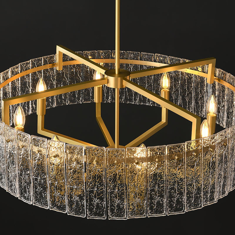 Modern Drum Chandelier