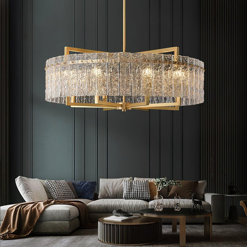 Modern Drum Chandelier