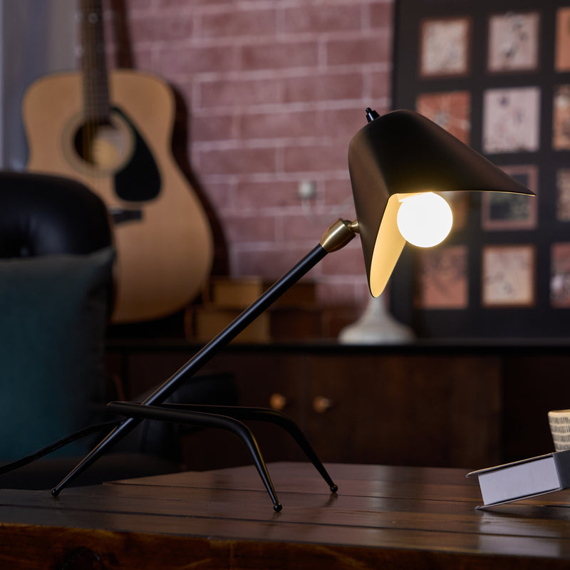 Modern Tripod Table Lamp 12.6"