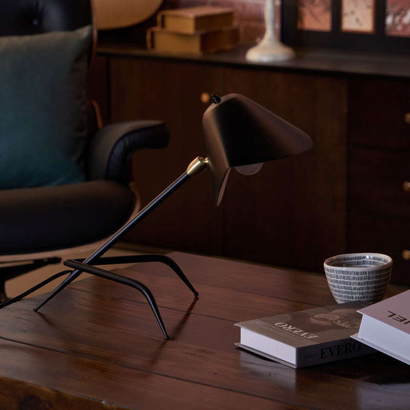 Modern Tripod Table Lamp 12.6"