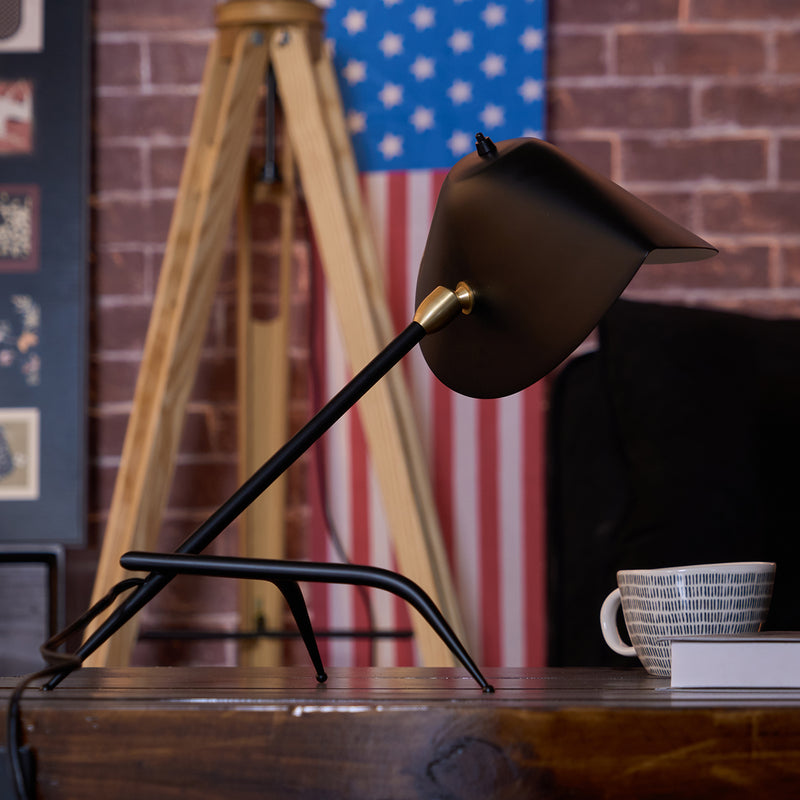 Modern Tripod Table Lamp 12.6"