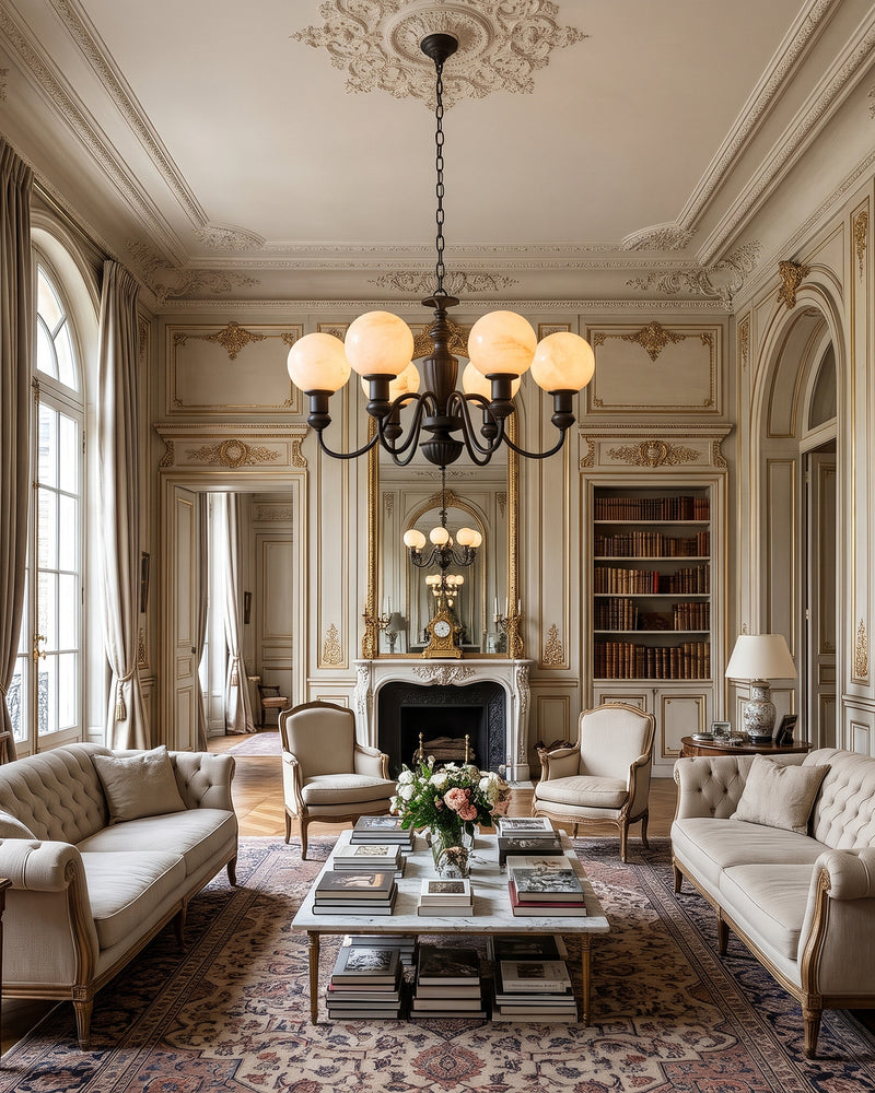 Orbelle Alabaster Chandelier