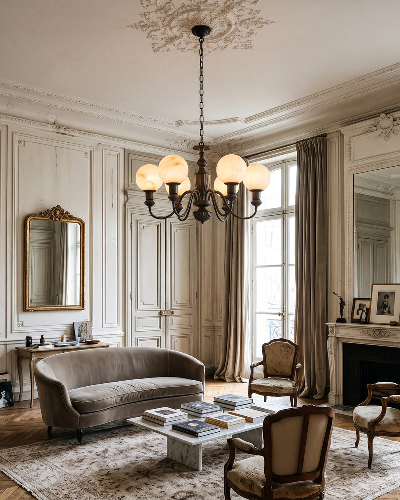 Orbelle Alabaster Chandelier