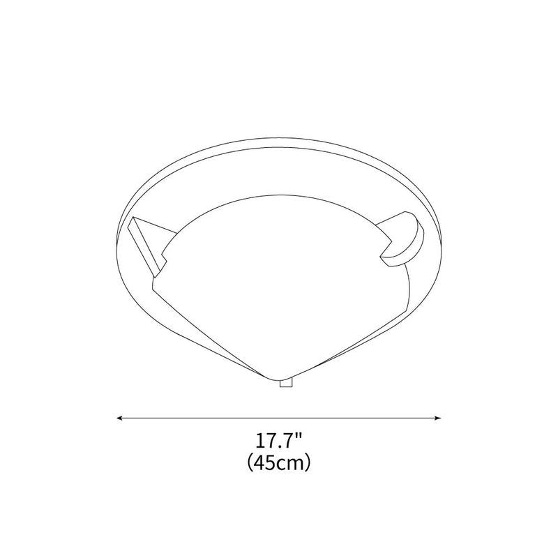 Mondrian Ceiling Light 17.7"