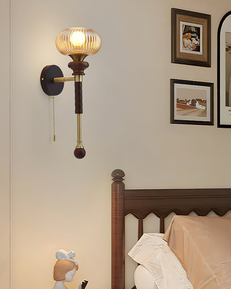 Colonia Vintage Globe Wall Lamp