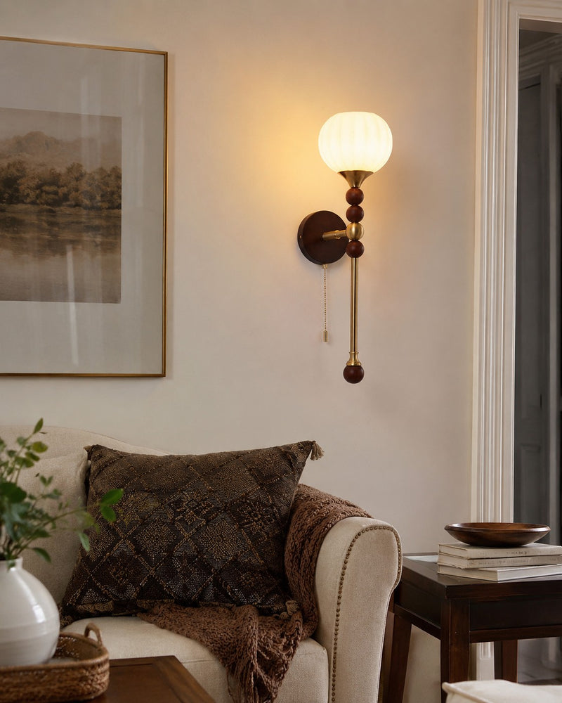 Colonia Vintage Globe Wall Lamp