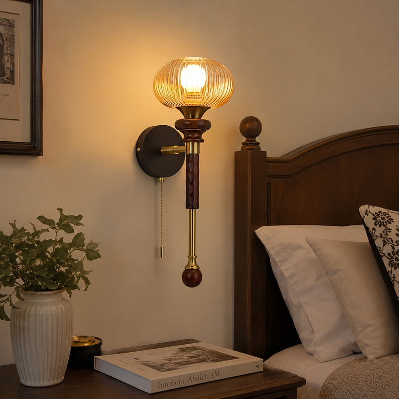 Colonia Vintage Globe Wall Lamp