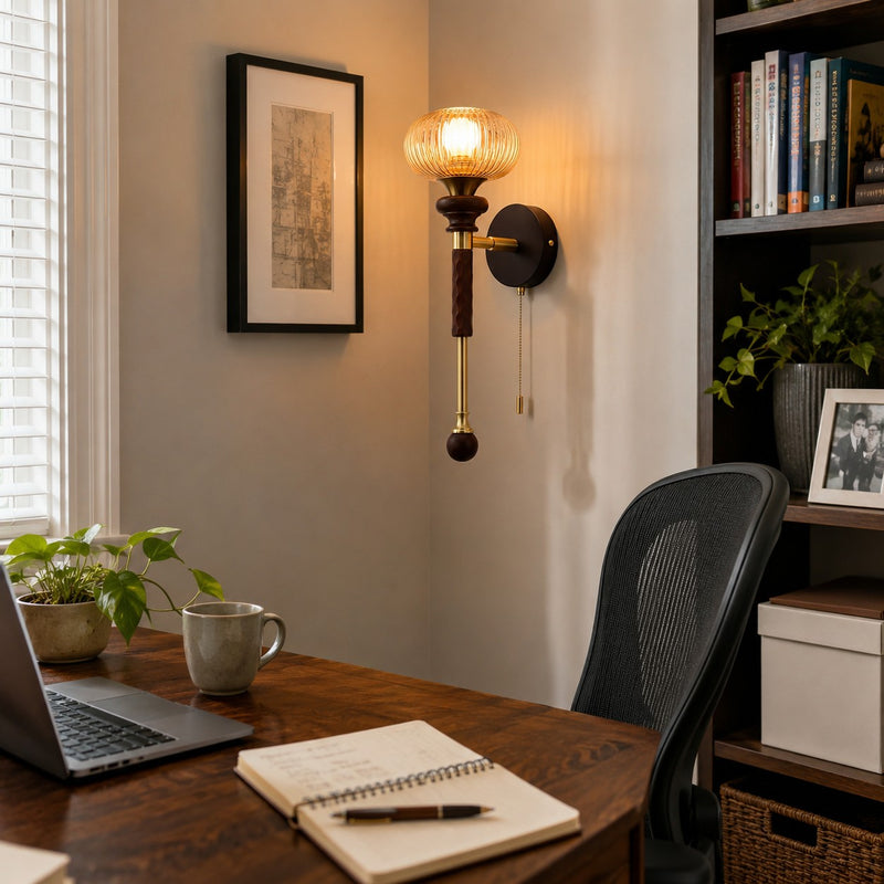 Colonia Vintage Globe Wall Lamp