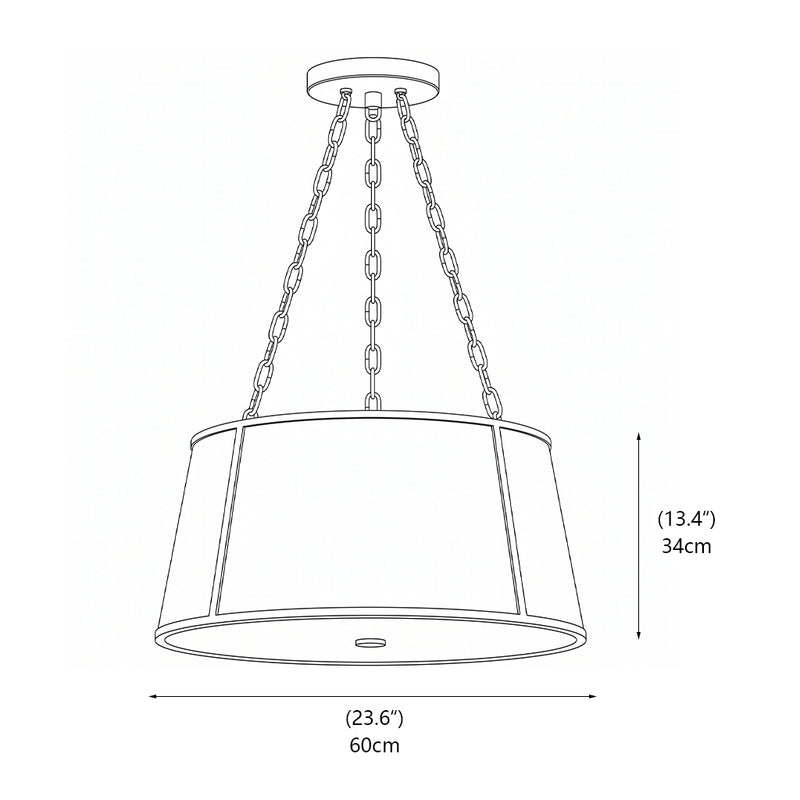 Abernathy Drum Pendant lamp