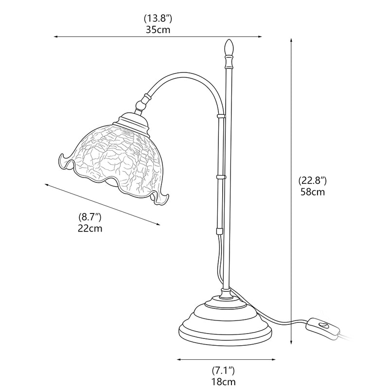 Adelaide Scalloped Table Lamp