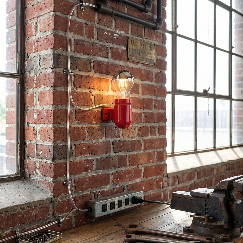 Akira Glazed Ceramic Wall Sconce