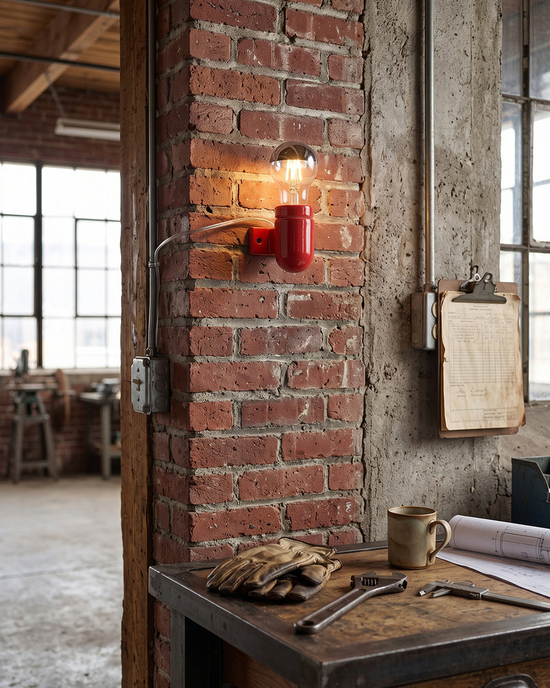 Akira Glazed Ceramic Wall Sconce
