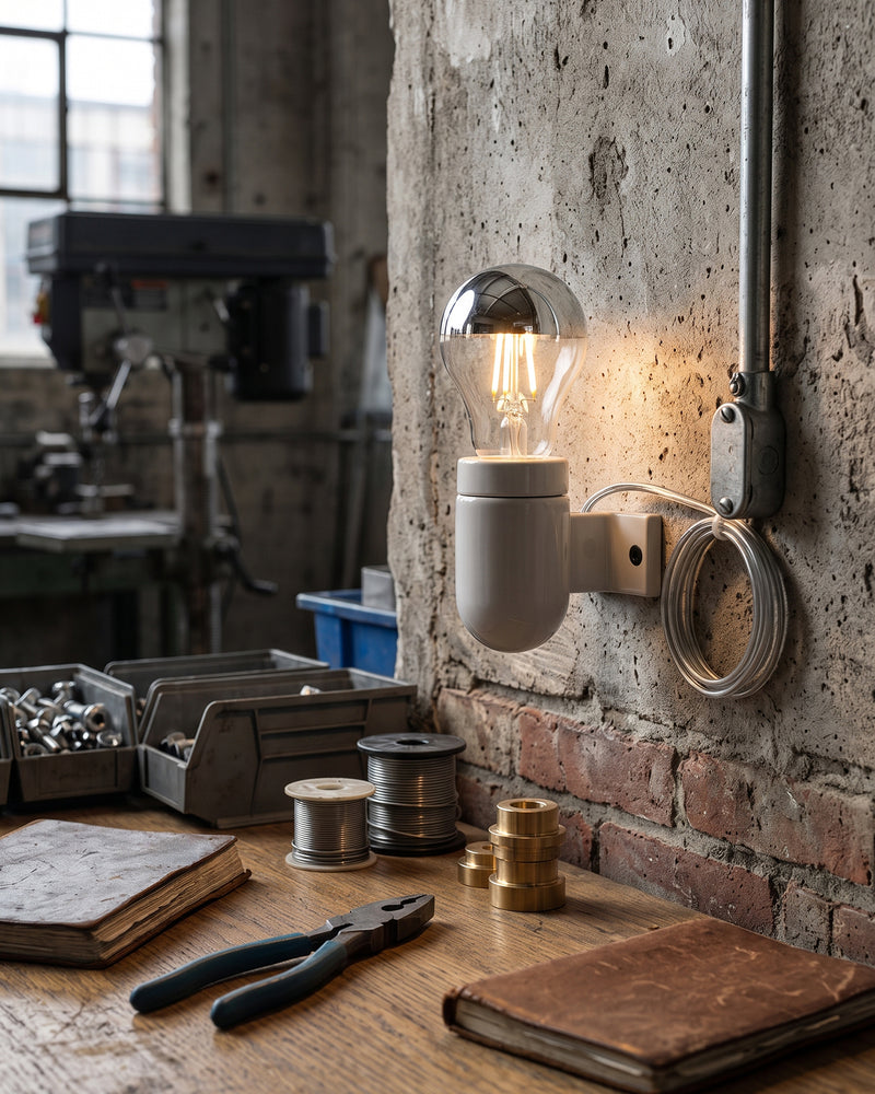 Akira Glazed Ceramic Wall Sconce