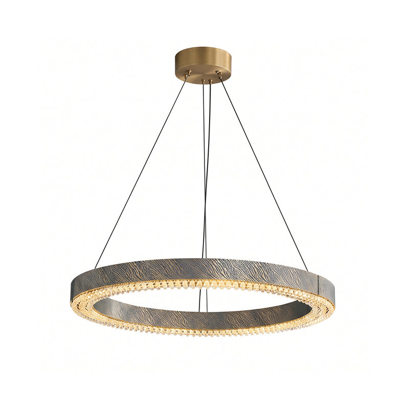  Alaric Crystal Halo Chandelier