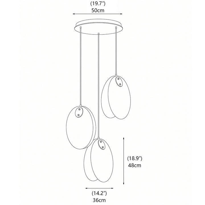 Ama Glass Pendant Lamp
