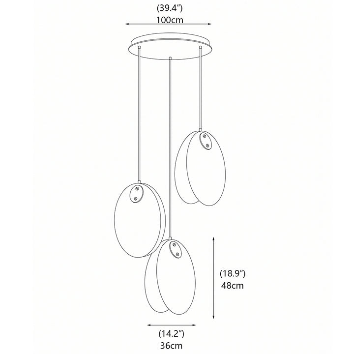 Ama Glass Pendant Lamp