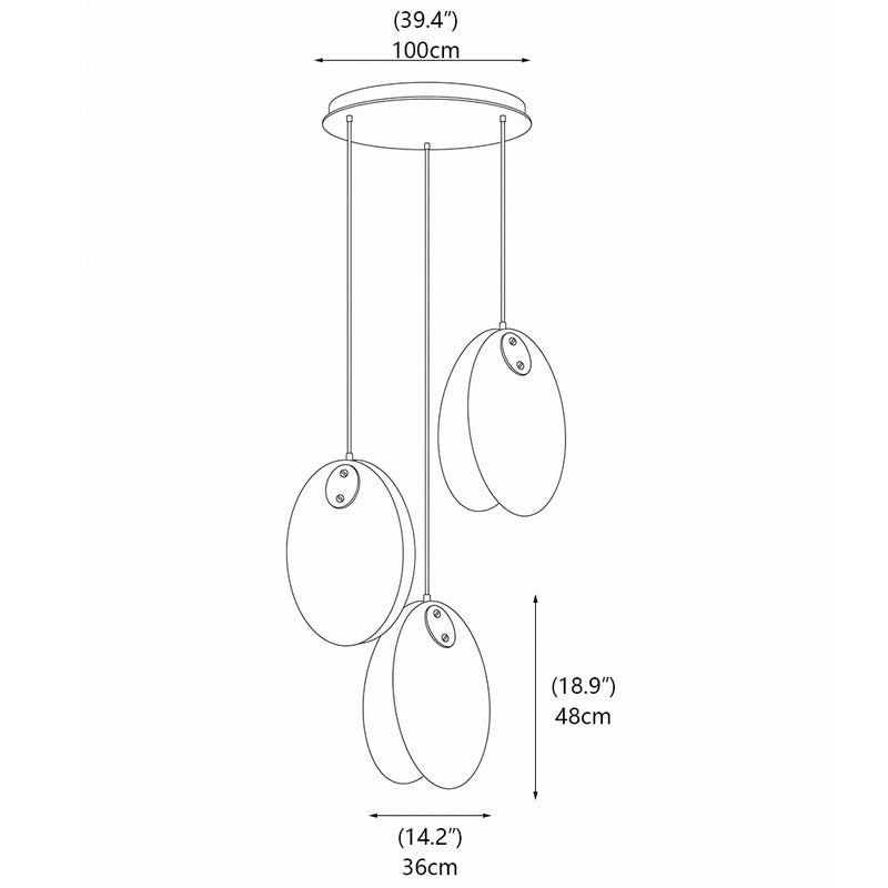 Ama Glass Pendant Lamp