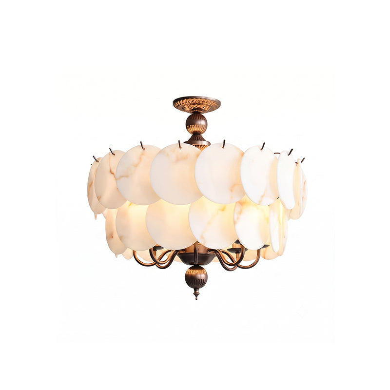 Ambrose Glass Semi-Flush Mount
