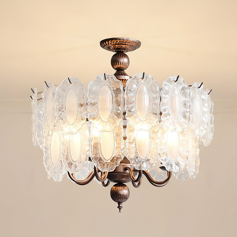 Ambrose Glass Semi-Flush Mount