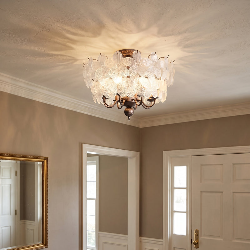 Ambrose Glass Semi-Flush Mount
