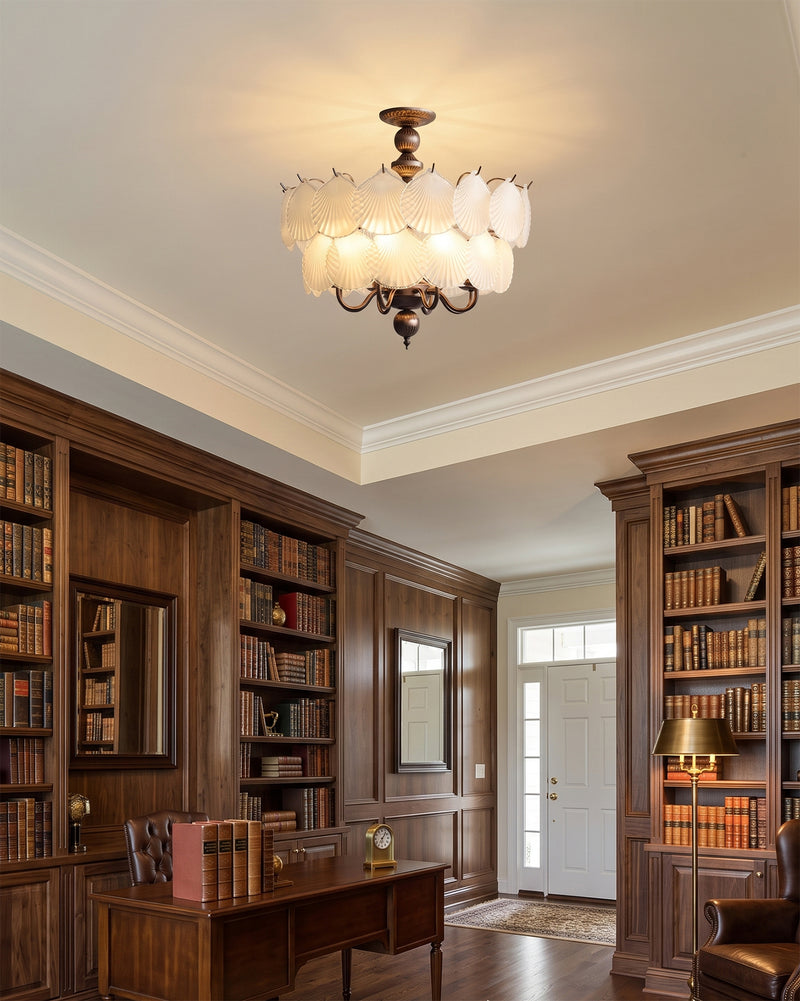 Ambrose Glass Semi-Flush Mount