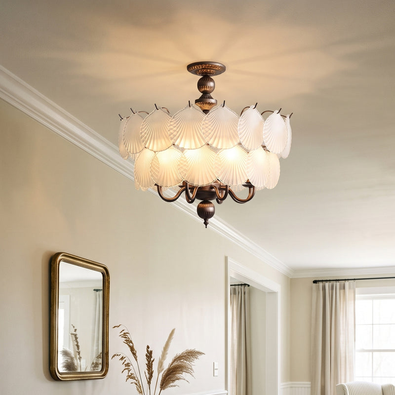 Ambrose Glass Semi-Flush Mount