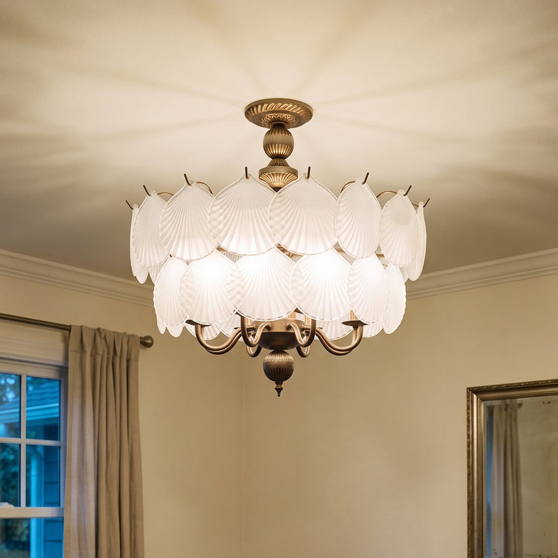 Ambrose Glass Semi-Flush Mount