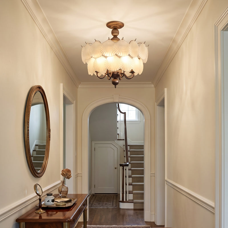 Ambrose Glass Semi-Flush Mount