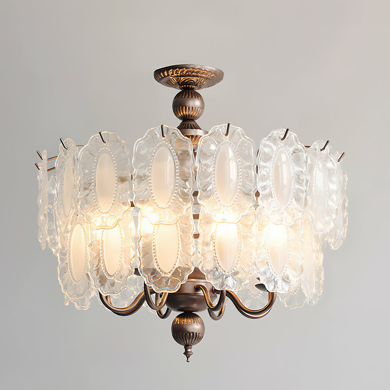 Ambrose Glass Semi-Flush Mount