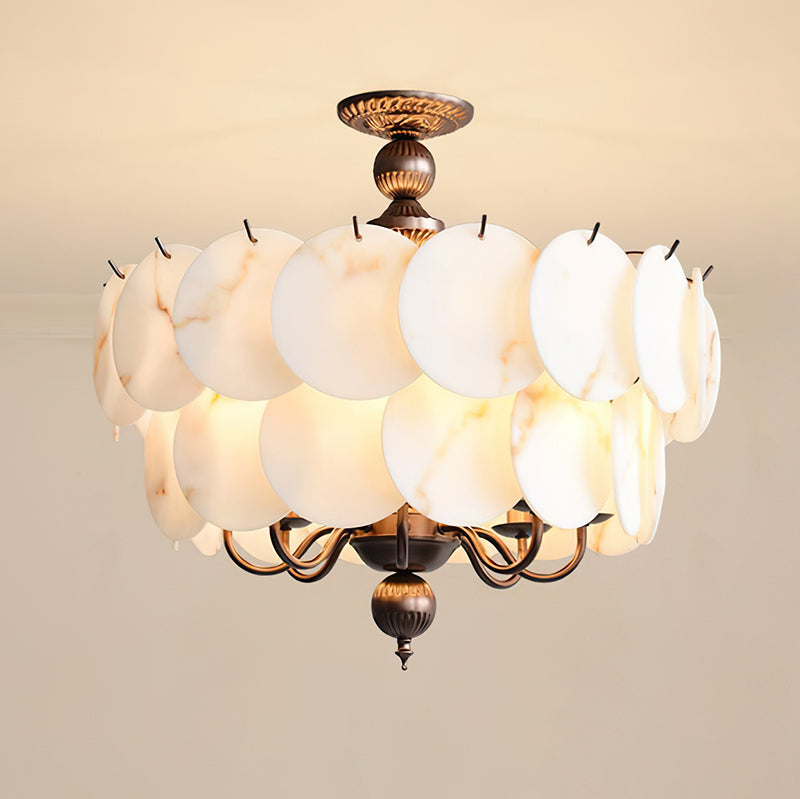 Ambrose Glass Semi-Flush Mount