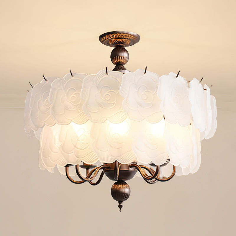 Ambrose Glass Semi-Flush Mount