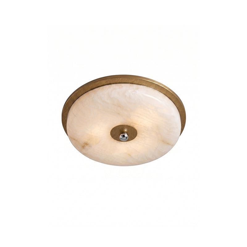 Arlington Alabaster Semi-Flush Mount Ceiling Light