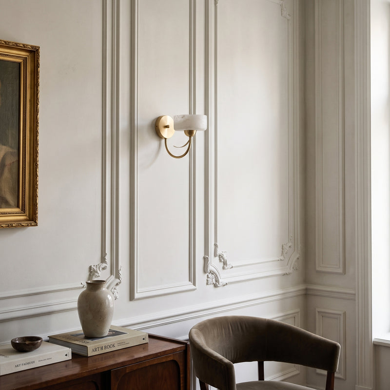 Calder Alabaster-Wandleuchte