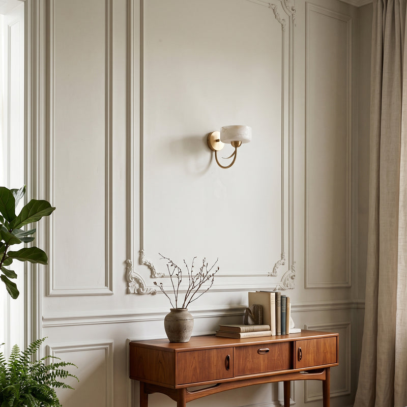 Calder Alabaster-Wandleuchte