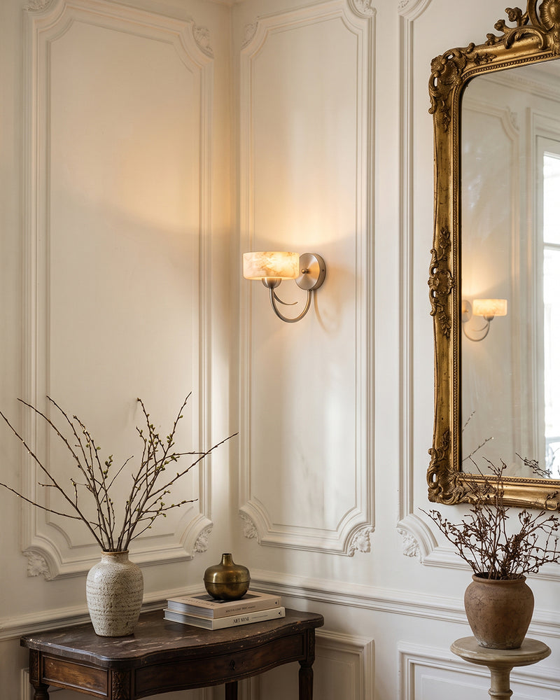 Calder Alabaster-Wandleuchte