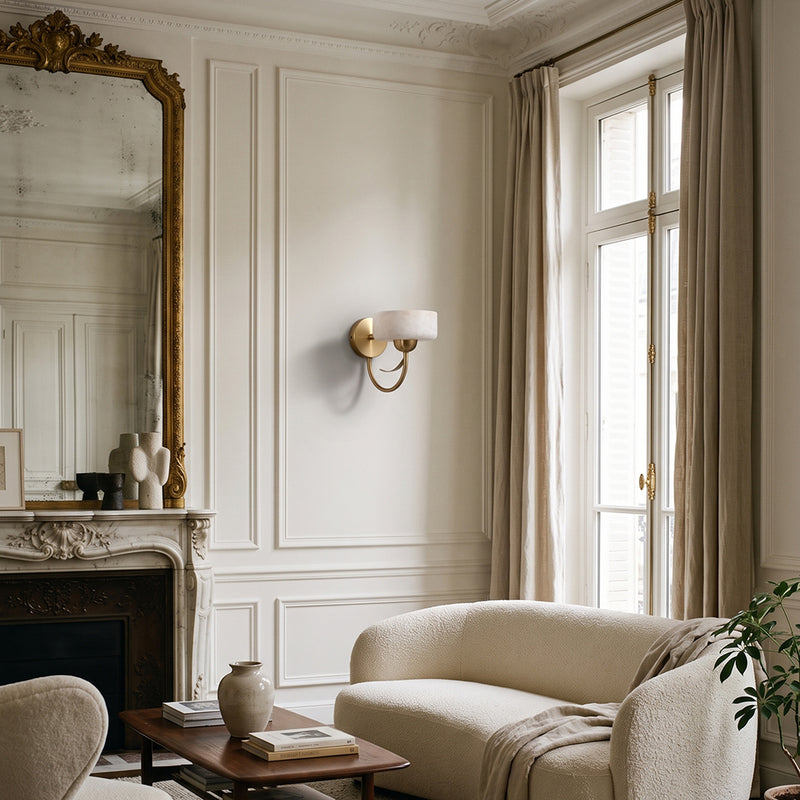 Calder Alabaster-Wandleuchte