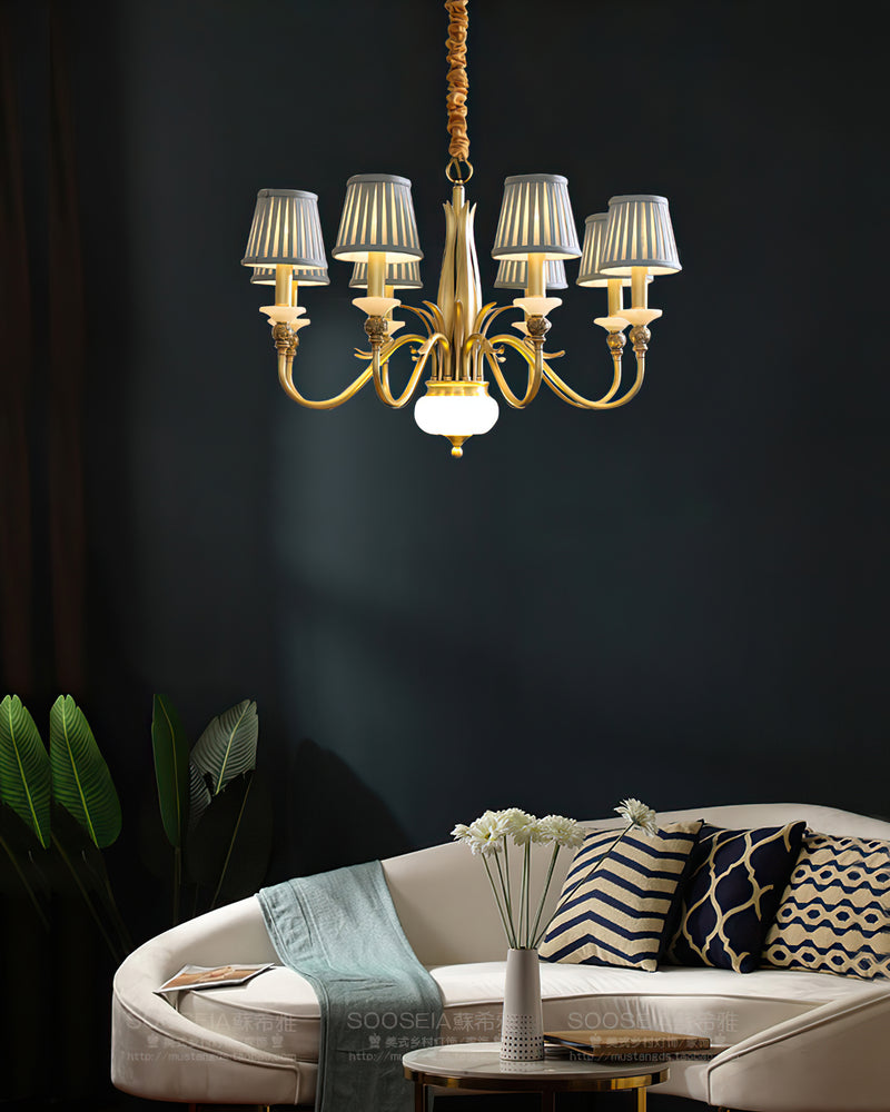 Asmora Brass Chandelier