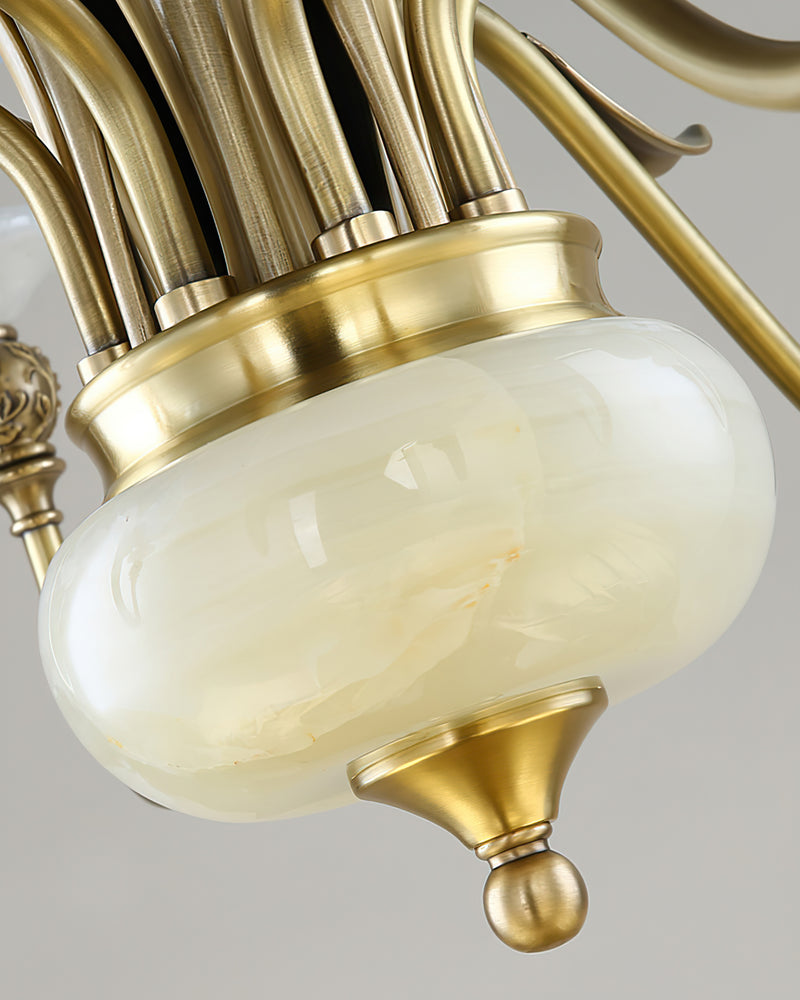 Asmora Brass Chandelier