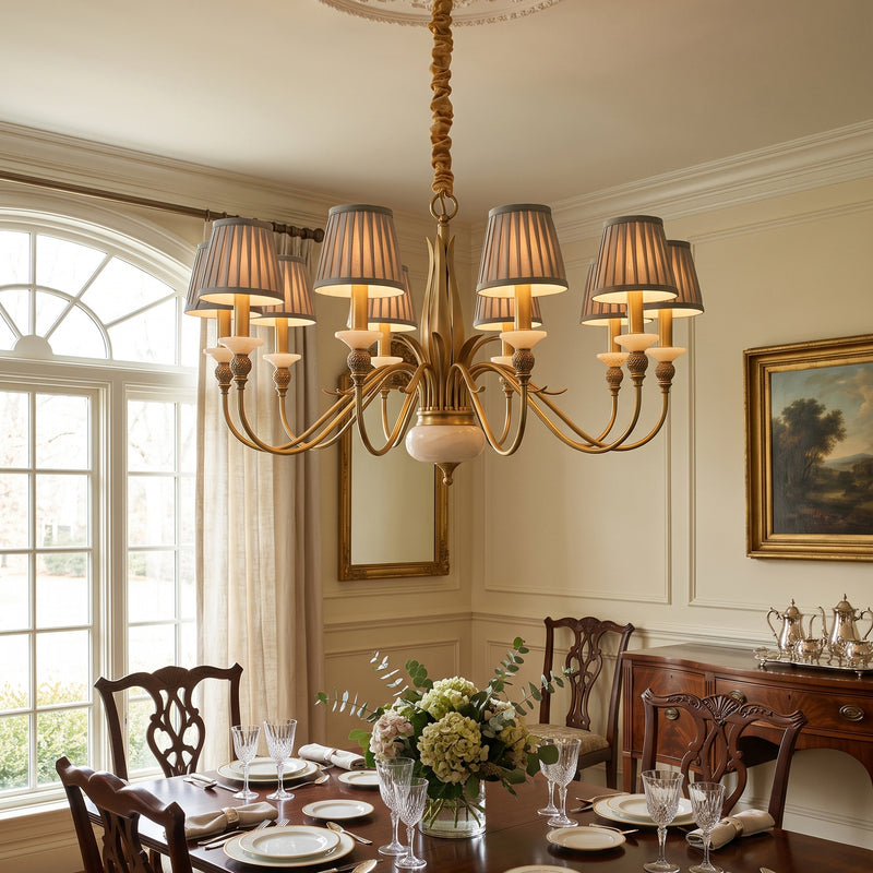 Asmora Brass Chandelier