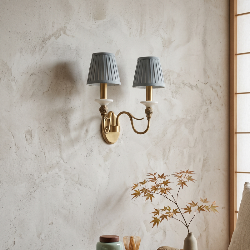 Asmora Brass Wall Lamp