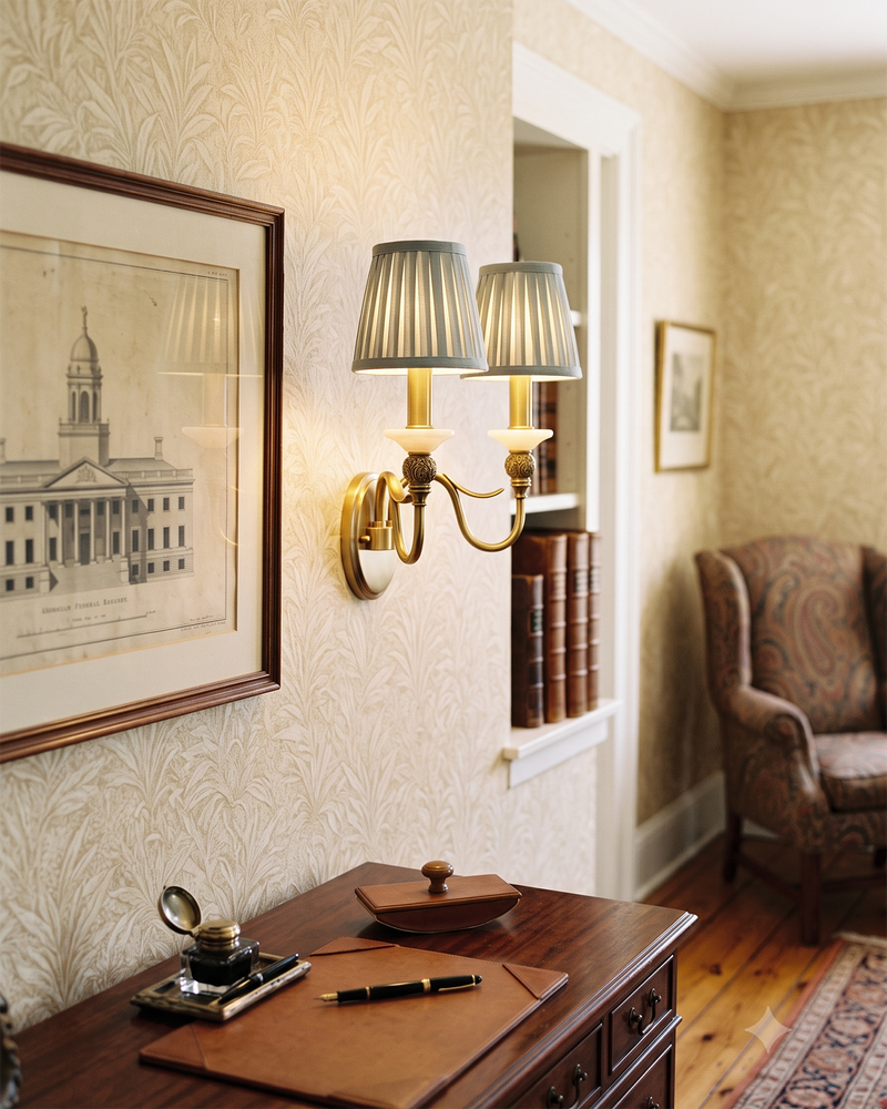 Asmora Brass Wall Lamp