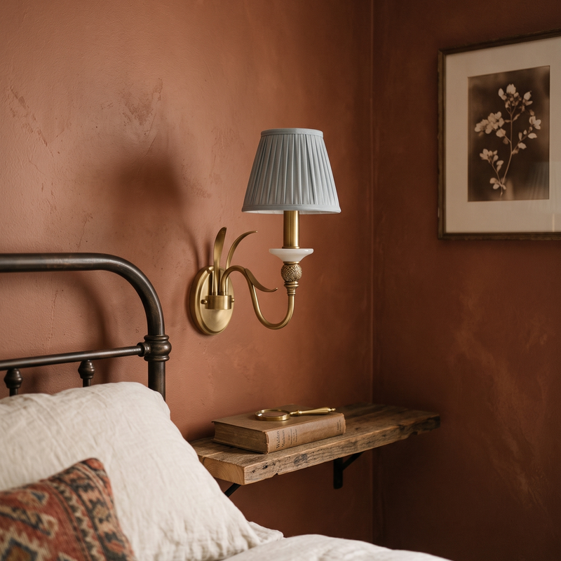 Asmora Brass Wall Lamp