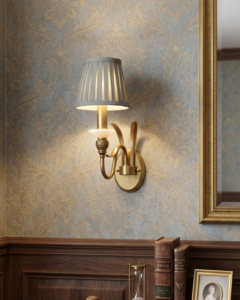 Asmora Brass Wall Lamp